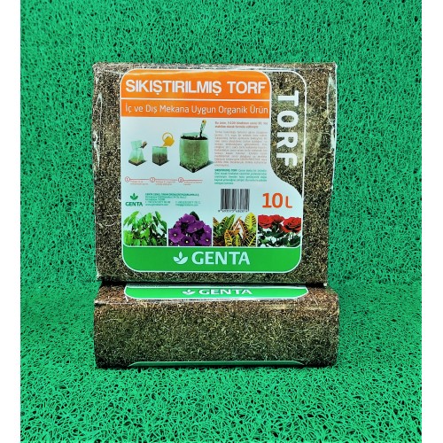 GENTA SIKIŞTIRILMIŞ TORF COCOPEAT 10 L